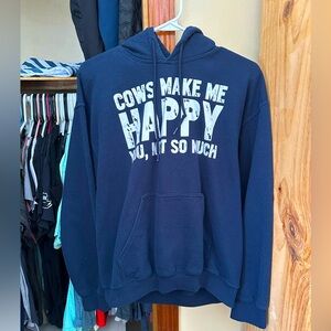 Cows Make Me Happy Hoodie